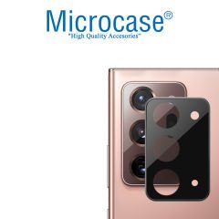 Microcase Samsung Galaxy Note 20 Kamera Lens Koruma Halkası - Kapalı Tasarım Siyah