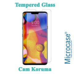 Microcase LG V40 ThinQ Tempered Glass Cam Ekran Koruma