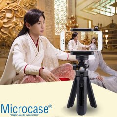 Microcase Döner Başlıklı Açılabilir Ayaklı Cep Telefonu Tripod 3 Ayak - AL2410