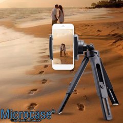 Microcase Döner Başlıklı Açılabilir Ayaklı Cep Telefonu Tripod 3 Ayak - AL2410