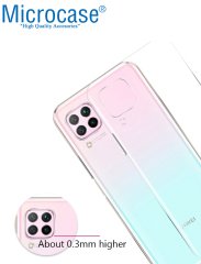 Microcase Huawei P40 Lite İnce 0.2 mm Soft Silikon Kılıf - Şeffaf