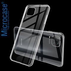 Microcase Huawei P40 Lite İnce 0.2 mm Soft Silikon Kılıf - Şeffaf
