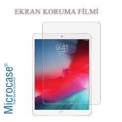 Microcase iPad Air 3.Nesil 2019 Delüx Serisi Universal Standlı Deri Kılıf - Kırmızı + Ekran Koruma Filmi