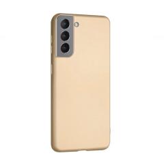 Microcase Samsung Galaxy S22 Plus Premium Matte Silikon Kılıf - Gold