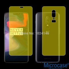 OnePlus 6 Full Ön Arka Kaplama TPU Soft Koruma Filmi