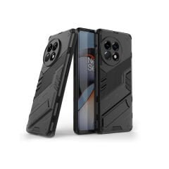 Microcase Oneplus Ace 2 Pro Matrix Serisi Armor Standlı Perfect Koruma Kılıf - Siyah AL3416