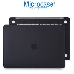 Microcase Macbook Pro 13 A1989 Touch Bar 2018 - Macbook Pro 13 2019 A2159 Shell Rubber Kapak Kılıf Siyah