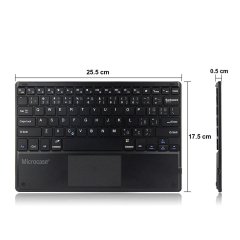 Microcase Xiaomi Redmi Pad 10.61 İnch Bluetooth Touchpad Klavye 25 cm (TR Sticker) + Tablet Standı - AL2758
