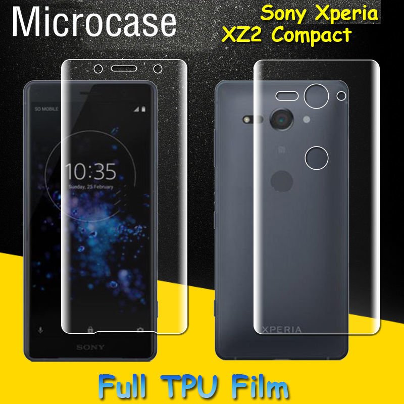 Sony Xperia XZ2 Compact Full Ön Arka Kaplama TPU Soft Koruma Film
