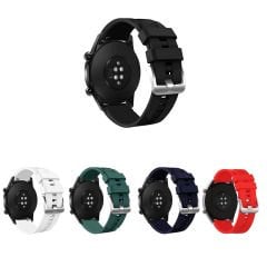 Microcase Amazfit Stratos 3 Watch için Tokalı Silikon Kordon Kayış - KY40
