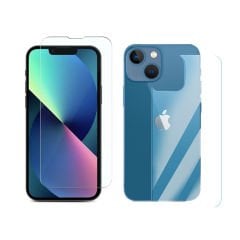 Microcase iPhone 14 Ön ve Arka Tempered Glass Cam Koruma - AL3271