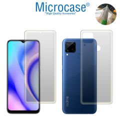 Microcase Realme C15 Full Ön Arka Kaplama TPU Soft Koruma Filmi