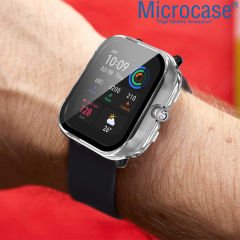 Microcase Amazfit GTS 4 Mini Ekran Korumalı Sert Rubber Kılıf - AL3173