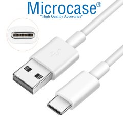 Microcase Type-C USB Şarj ve Data Kablosu - 3 metre Beyaz