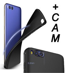 Xiaomi Mi Note 3 Elektrocase Silikon TPU Kılıf + Tempered Cam