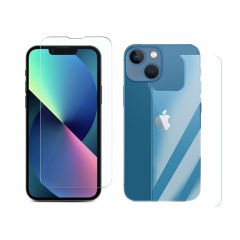 Microcase iPhone 14 Plus Ön ve Arka Tempered Glass Cam Koruma - AL3271