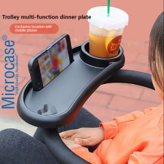 Microcase Bebek Arabaları için Biberon Şişe Bardak Tutucu Telefon Standlı Sehpa - AL4006
