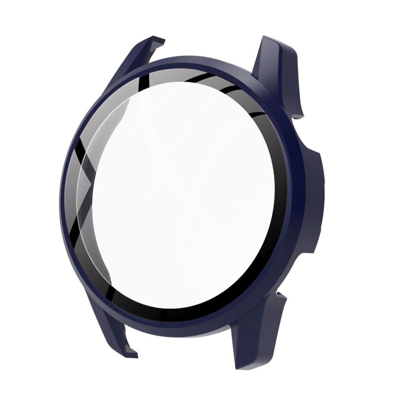 Microcase Huawei Watch GT 3 42 mm Ekran Korumalı Sert Slim Rubber Kılıf - Lacivert