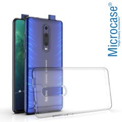 Microcase Xiaomi Mi 9T Ultra İnce 0.2 mm Soft Silikon Kılıf + Tempered Glass Cam Koruma (SEÇENEKLİ)