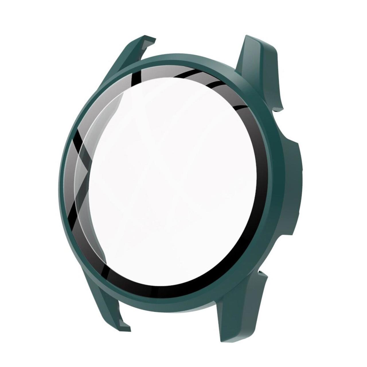 Microcase Huawei Watch GT 3 42 mm Ekran Korumalı Sert Slim Rubber Kılıf - Yeşil