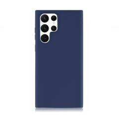 Microcase Samsung Galaxy S22 Ultra Premium Matte Silikon Kılıf - Lacivert