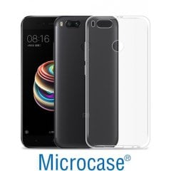 Microcase Xiaomi Mi 5x İnce Silikon Kılıf + Tam Kaplayan Cam