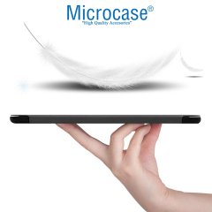 Microcase iPad 7.Nesil 10.2 2019 Delüx Leather Serisi Standlı Kılıf - Siyah