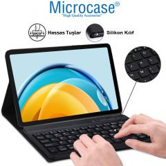 Microcase Honor Pad 8 12 inch Tablet Bluetooth Klavyeli Standlı Kılıf - BKK4
