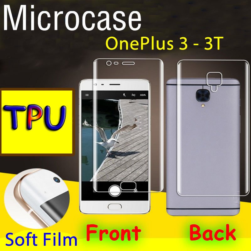 OnePlus 3-3T Full Ön Arka Kaplama TPU Soft Koruma Filmi