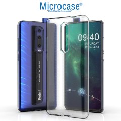 Microcase Xiaomi Redmi K20 Ultra İnce 0.2 mm Soft Silikon Kılıf + Tempered Glass Cam Koruma (SEÇENEKLİ)