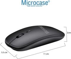 Microcase Lenovo Tab M8 4.Nesil 8'' Tablet için Bluetooth Klavye + Mouse + Tablet Standı - AL2765