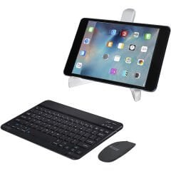 Microcase Lenovo Tab M8 4.Nesil 8'' Tablet için Bluetooth Klavye + Mouse + Tablet Standı - AL2765