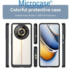 Microcase Realme 11 Pro 5G / 11 Pro Plus 5G Shield Serisi Darbeye Dayanıklı Yarı Esnek Plastik TPU Kılıf - AL8100