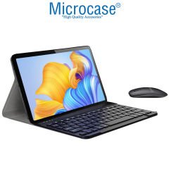 Microcase Honor Pad 8 12 inch Tablet Bluetooth Klavye ve Mouse + Standlı Kılıf - BKK6