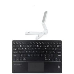 Microcase Lenovo Tab P11 2. jenerasyon 11.5 inch  Tablet Bluetooth Touchpad Klavye 25 cm (TR Sticker) + Tablet Standı - AL2758