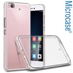 Microcase Xiaomi Mi 5S İnce Silikon Kılıf + Tam Kaplayan Cam