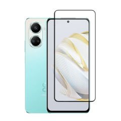 Microcase Huawei Nova 10 SE Tam Kaplayan Çerçeveli Tempered Ekran Koruyucu - Siyah AL3276