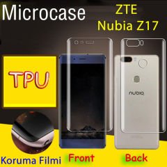 ZTE Nubia Z17 Full Ön Arka Kaplama TPU Soft Koruma Filmi