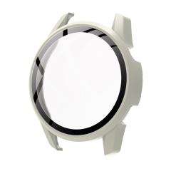 Microcase Huawei Watch GT 3 46 mm Ekran Korumalı Sert Slim Rubber Kılıf - Beyaz
