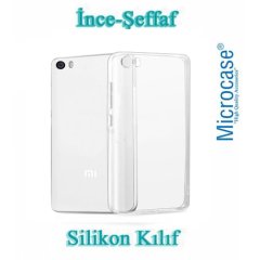 Microcase Xiaomi Mi 5 İnce Silikon Kılıf + Tam Kaplayan Cam