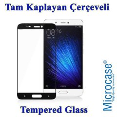 Microcase Xiaomi Mi 5 İnce Silikon Kılıf + Tam Kaplayan Cam