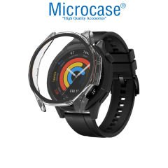 Microcase Huawei Watch GT 5 46mm için     Ekran Korumalı Sert Rubber Kılıf - AL3173