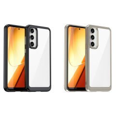Microcase Samsung Galaxy S23 FE Shield Serisi Darbeye Dayanıklı Yarı Esnek Plastik TPU Kılıf - AL8100