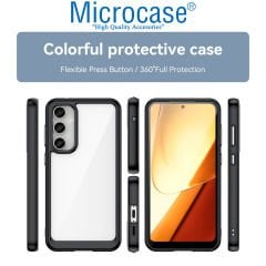 Microcase Samsung Galaxy S23 FE Shield Serisi Darbeye Dayanıklı Yarı Esnek Plastik TPU Kılıf - AL8100