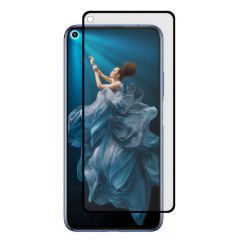 Microcase Huawei Nova 5T - Honor 20 Tam Kaplayan Çerçeveli Mat Cam Koruma - AL3124