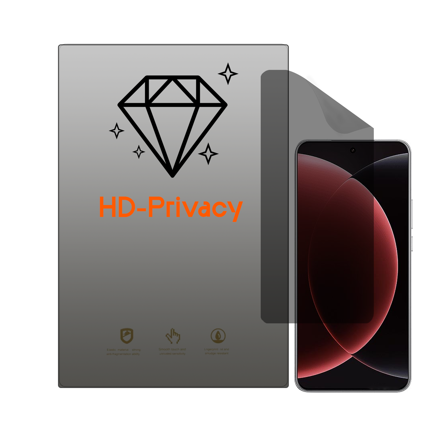 Microcase Xiaomi Mi 15 Ultra ile Uyumlu Privacy Gizlilik Filtreli Hayalet Nano Ekran Koruyucu - EKM110
