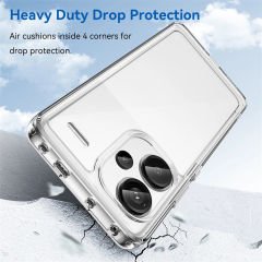 Microcase Xiaomi Redmi Note 13 Pro Plus Global Shield Serisi Darbeye Dayanıklı Yarı Esnek Plastik TPU Kılıf - AL8100