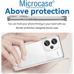 Microcase Xiaomi Redmi Note 13 Pro Plus Global Shield Serisi Darbeye Dayanıklı Yarı Esnek Plastik TPU Kılıf - AL8100