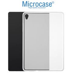 Microcase Lenovo Tab M10 HD 10.1 X306F Silikon Soft Kılıf Şeffaf + Nano Esnek Ekran Koruma Filmi
