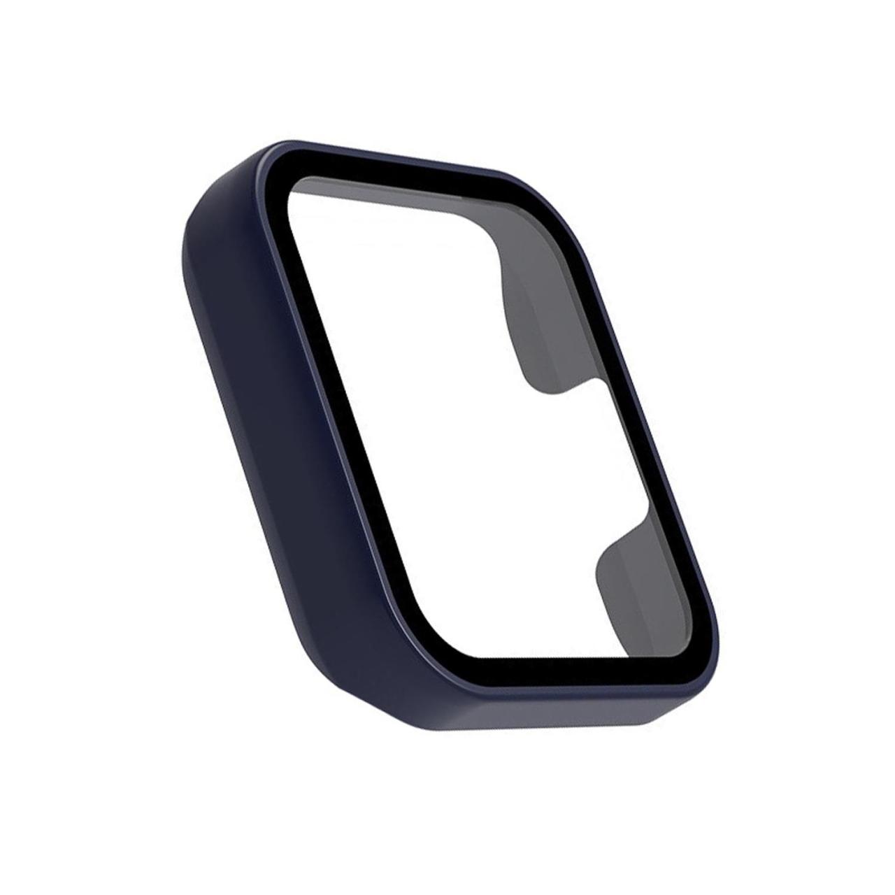 Microcase Xiaomi Mi Watch Lite Ekran Korumalı Sert Slim Rubber Kılıf - Lacivert